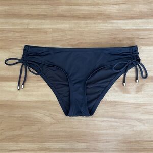 ‼️SOLD‼️Mossimo Navy Blue Bikini Bottoms Cinched Sides Women’s Sz S - Clean